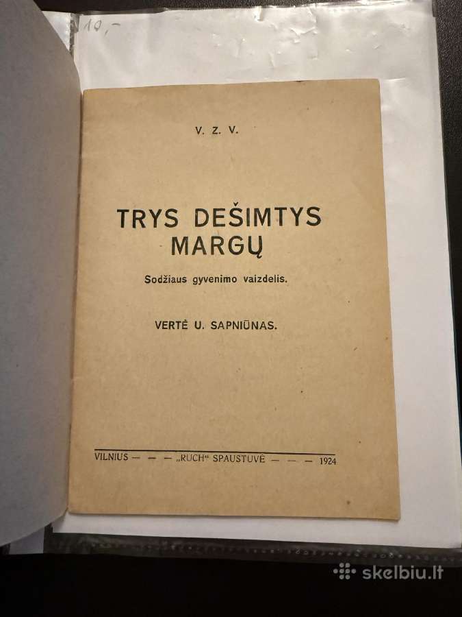 Trys dešimtys margų 1924 m. - nuotraukos Nr. 2