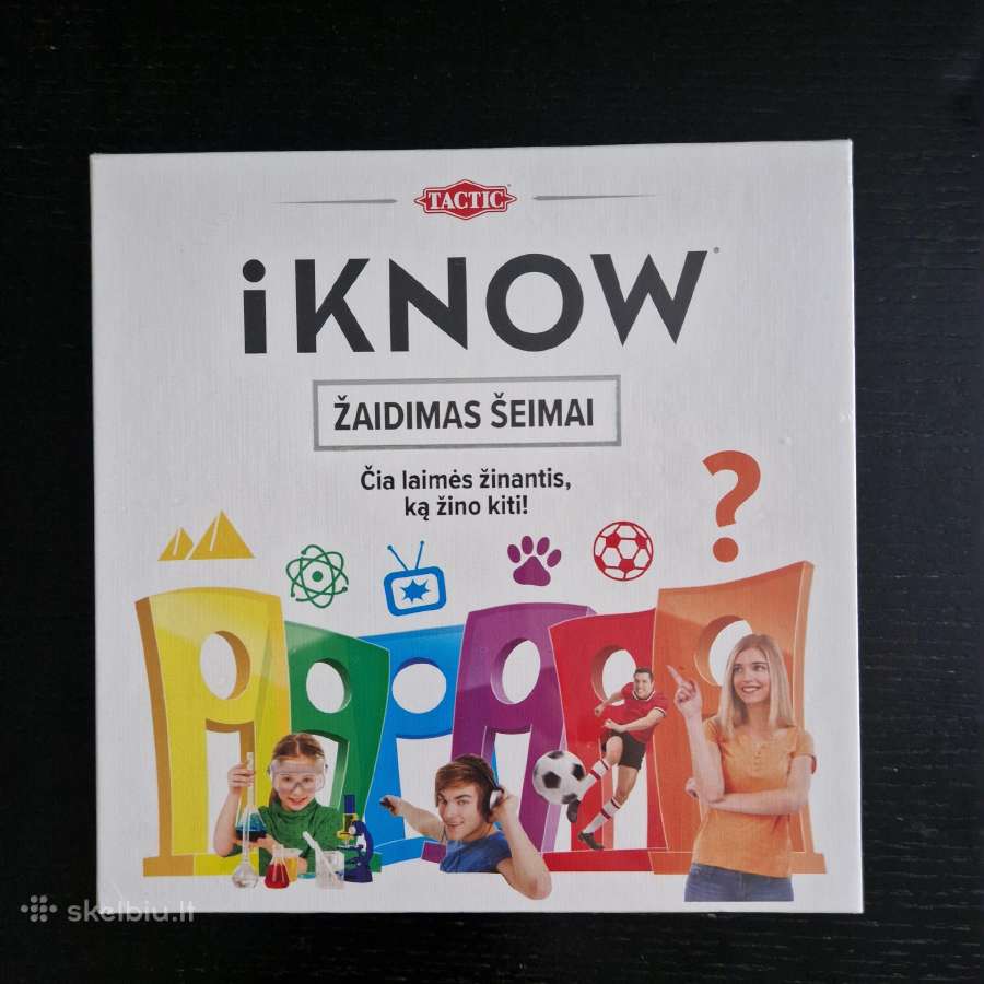 Naujas stalo žaidimas šeimai "I Know" Tactic