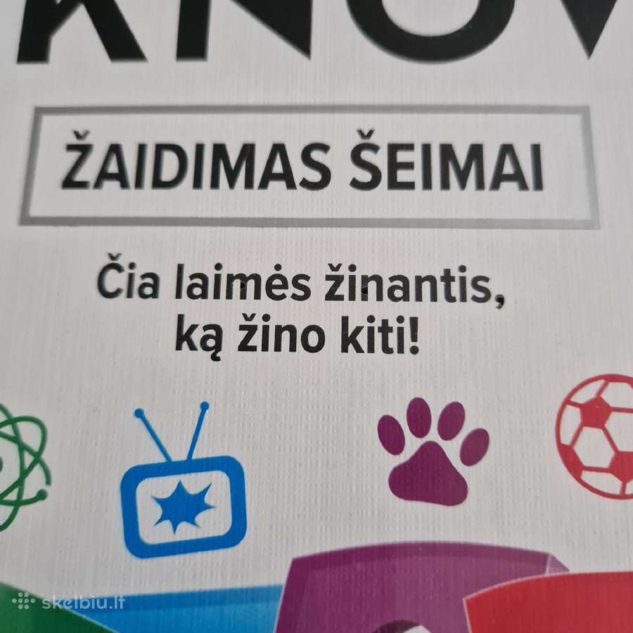 Naujas stalo žaidimas šeimai "I Know" Tactic - nuotraukos Nr. 2