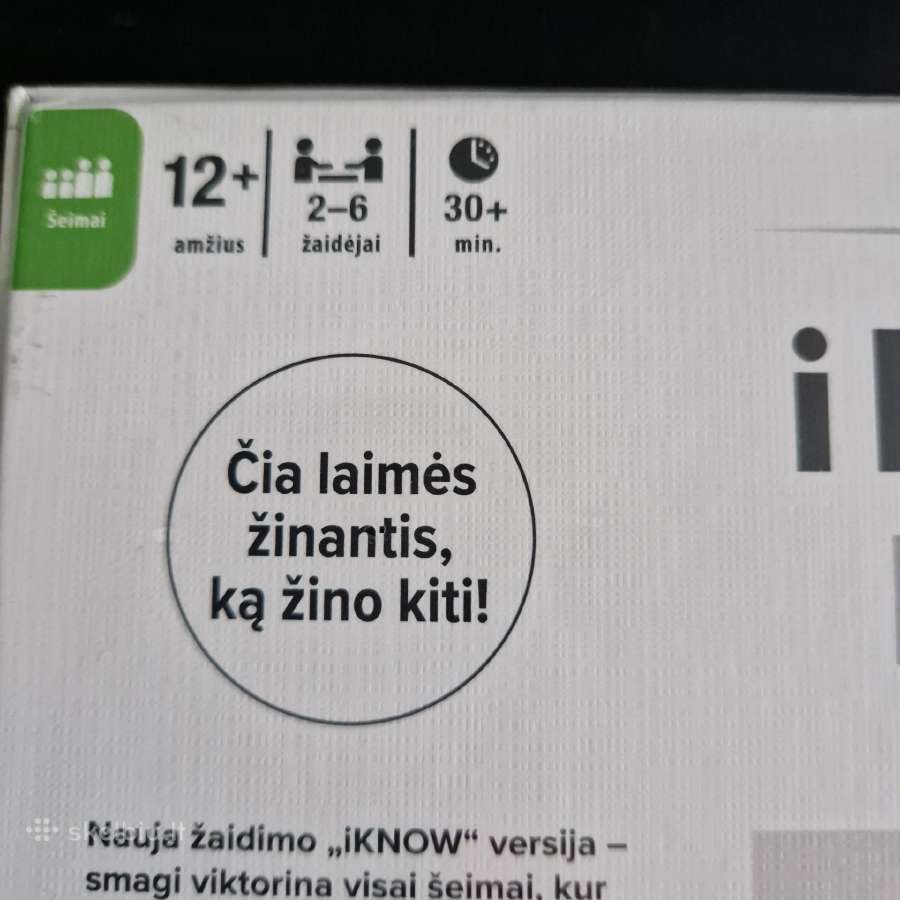 Naujas stalo žaidimas šeimai "I Know" Tactic - nuotraukos Nr. 4
