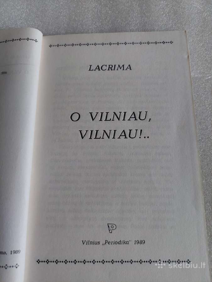 O Vilniau, Vilniau !. - nuotraukos Nr. 2
