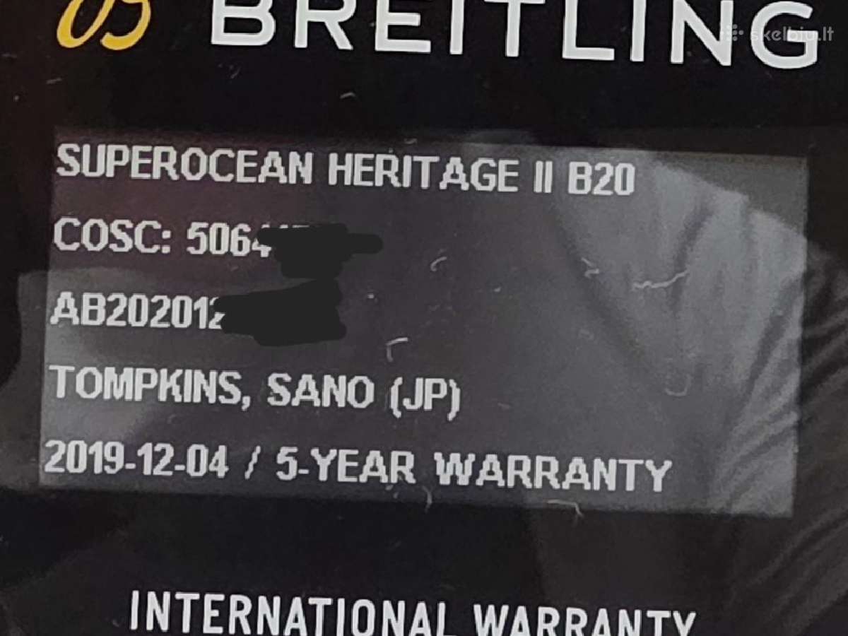 Breitling Superocean Hritage II 46 - nuotraukos Nr. 2