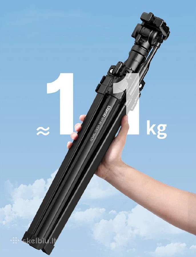 Alkūninis trikojis stovas „ulanzi“ 176 cm + pult - nuotraukos Nr. 2