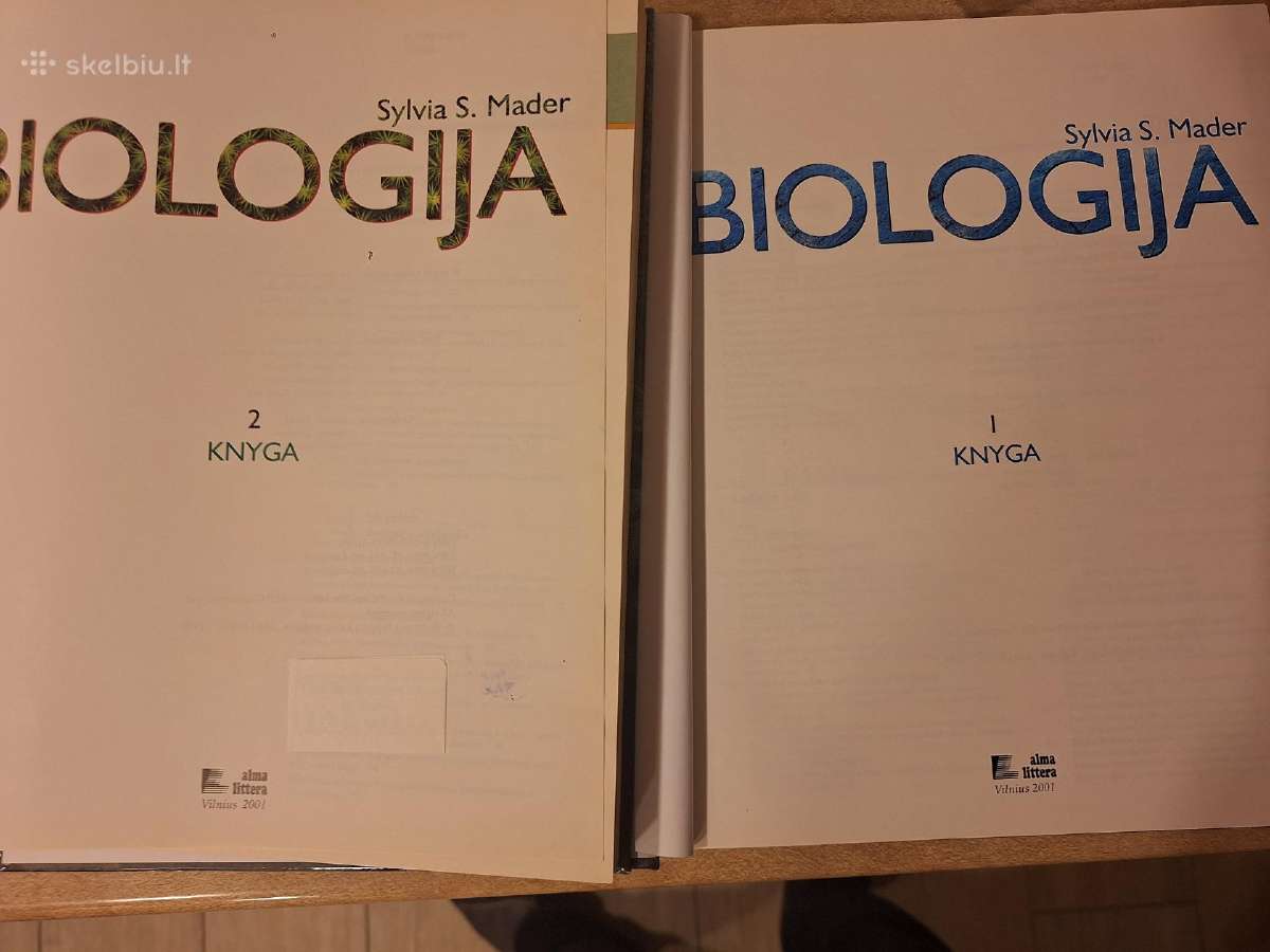 Biologija. Sylvia S. Mader - nuotraukos Nr. 5