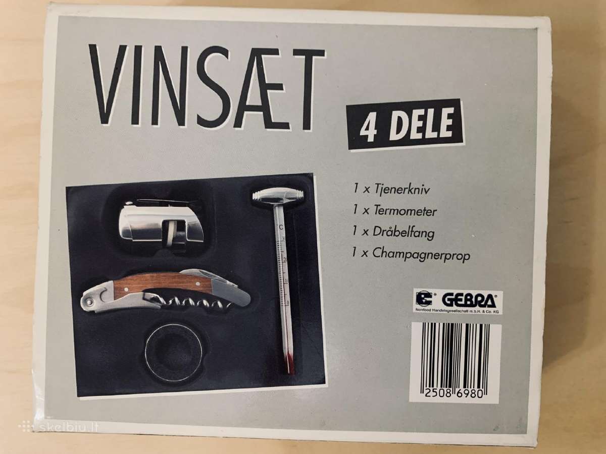 Vyno aksesuarų rinkinys - nuotraukos Nr. 2