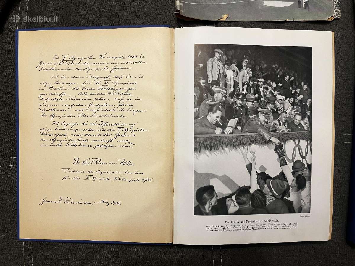 1936 metų Olimpiados Vokiški foto albumai - nuotraukos Nr. 2
