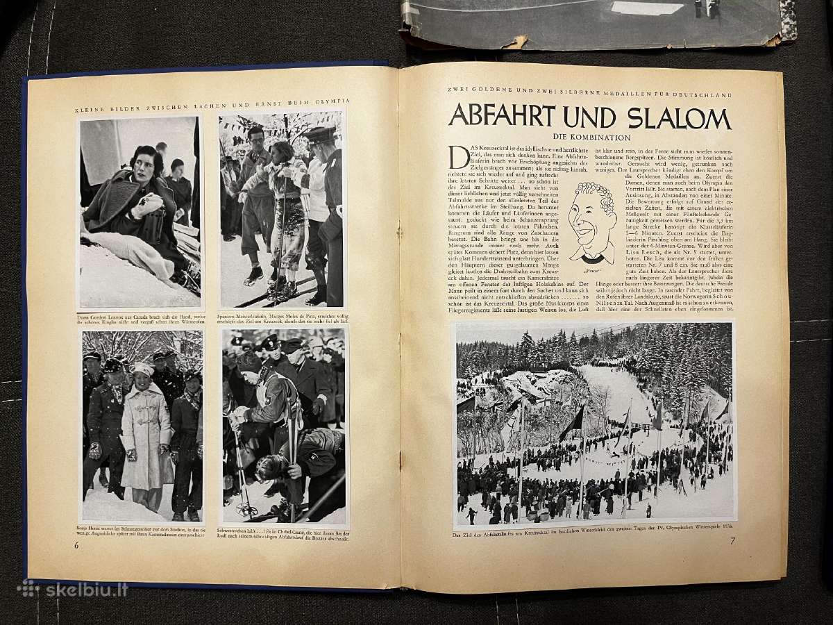 1936 metų Olimpiados Vokiški foto albumai - nuotraukos Nr. 3