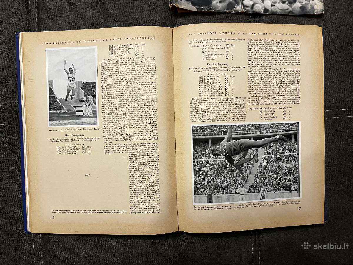 1936 metų Olimpiados Vokiški foto albumai - nuotraukos Nr. 15