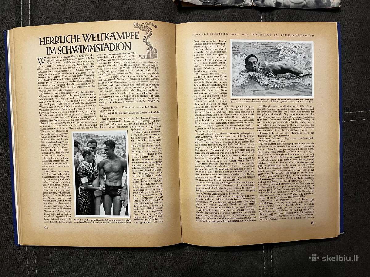 1936 metų Olimpiados Vokiški foto albumai - nuotraukos Nr. 16