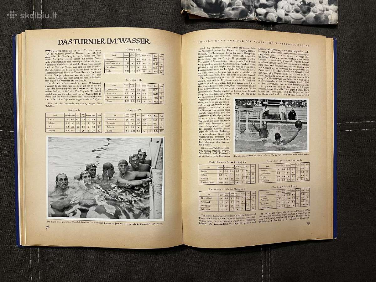 1936 metų Olimpiados Vokiški foto albumai - nuotraukos Nr. 17