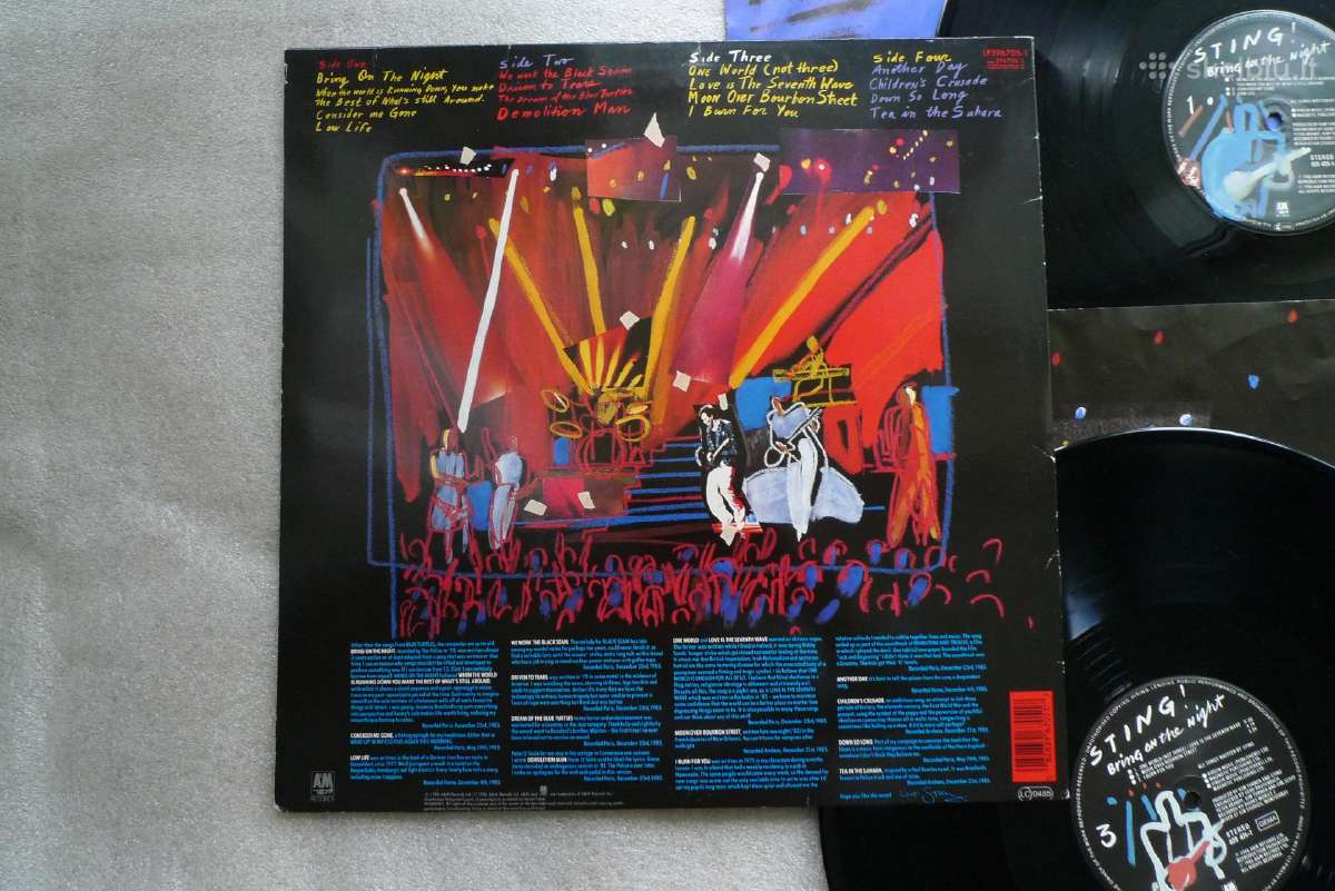 Sting žymusis koncertas 2lp labai geros bukles