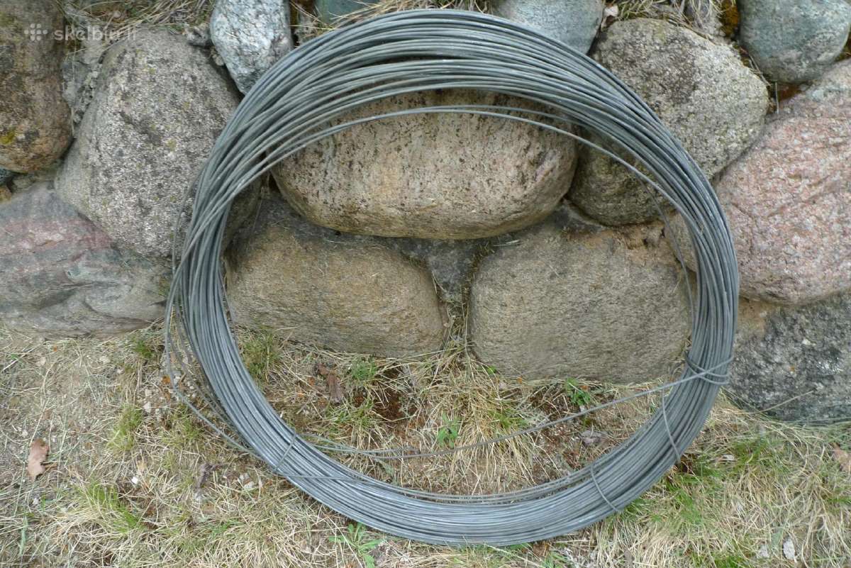 Nerudij.metalo telefonine ir armaturai viela
