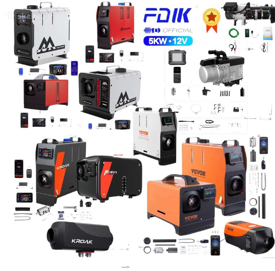 Dyz šildytuvai webasto, 8kw12v-24v-220v.remontas.