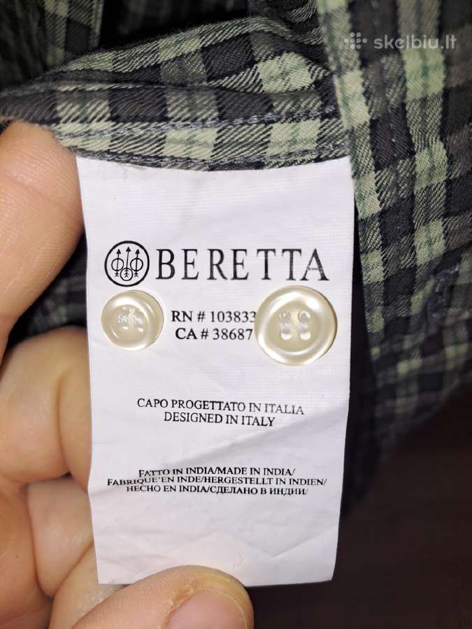Beretta XL d. medžiokliniai marškiniai - nuotraukos Nr. 5