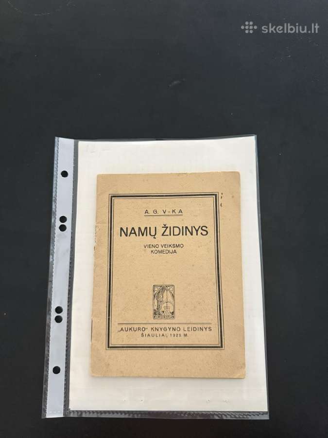 Namų židinys 1929 m.
