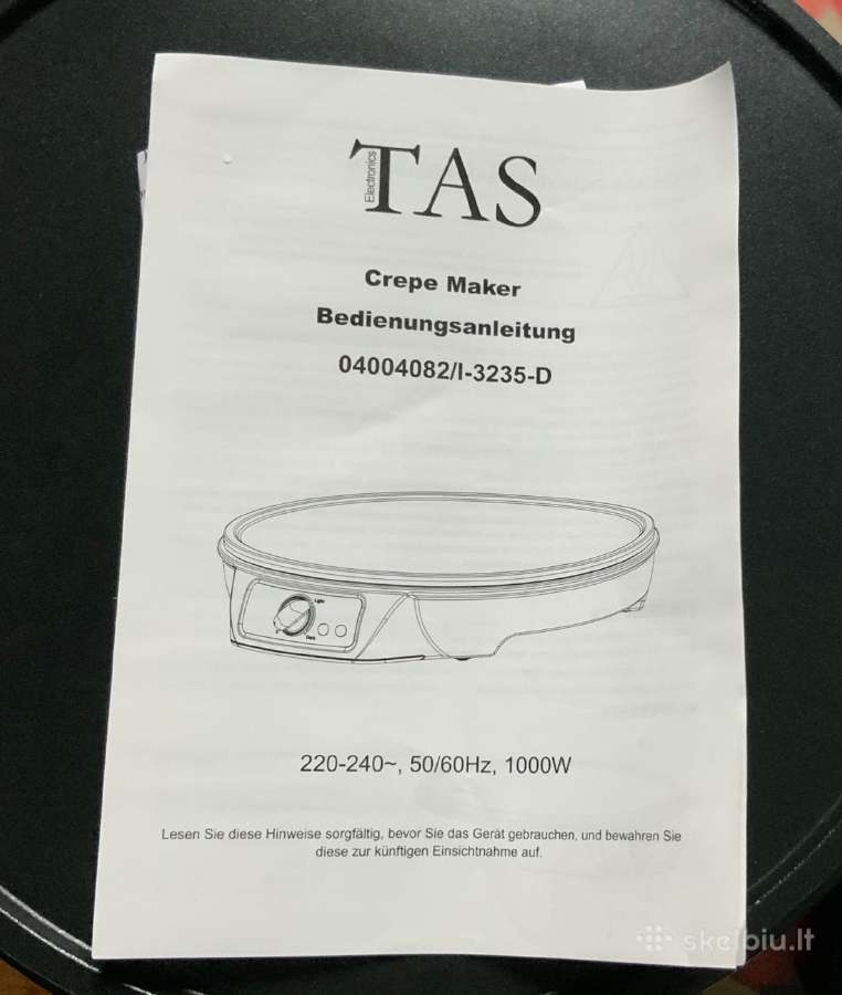 Tas elektrine lietinių keptuvė - nuotraukos Nr. 4