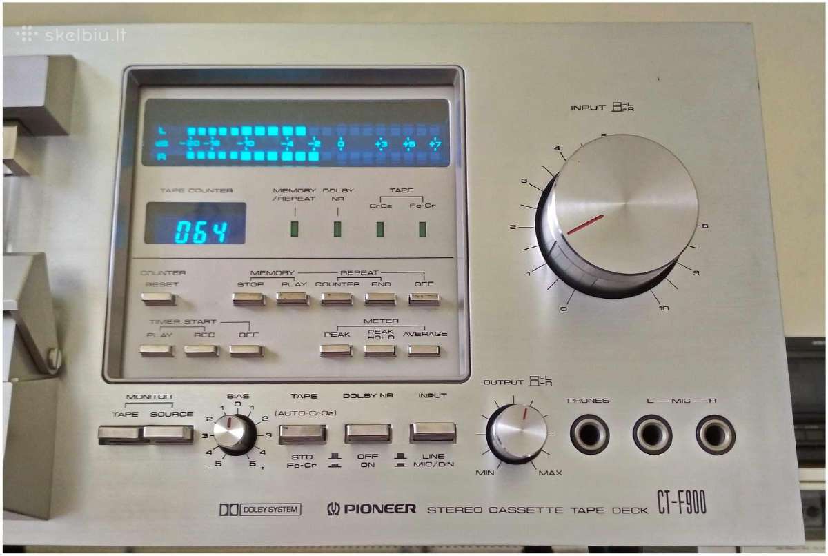 Kasetine deka Pioneer Ct-f900; 850; 750; 700; - nuotraukos Nr. 2
