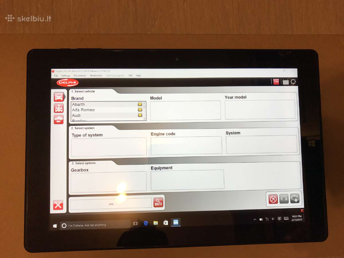 Auto diagnostika su paruostu darbui plansetiniu Pc - nuotraukos Nr. 2