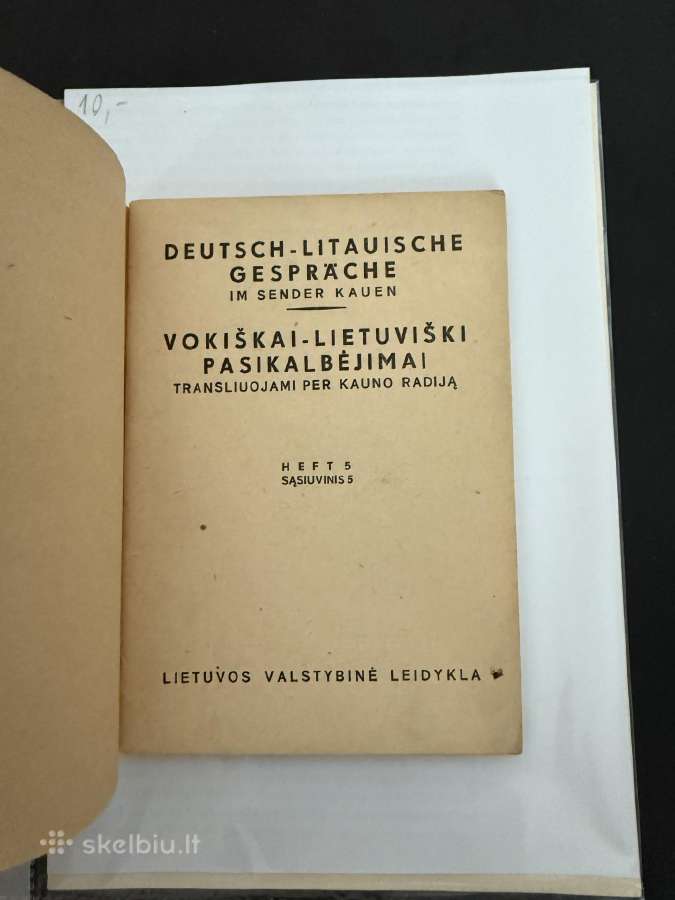 Vokiškai-lietuviški pasikalbėjimai per radiją 1941 - nuotraukos Nr. 2