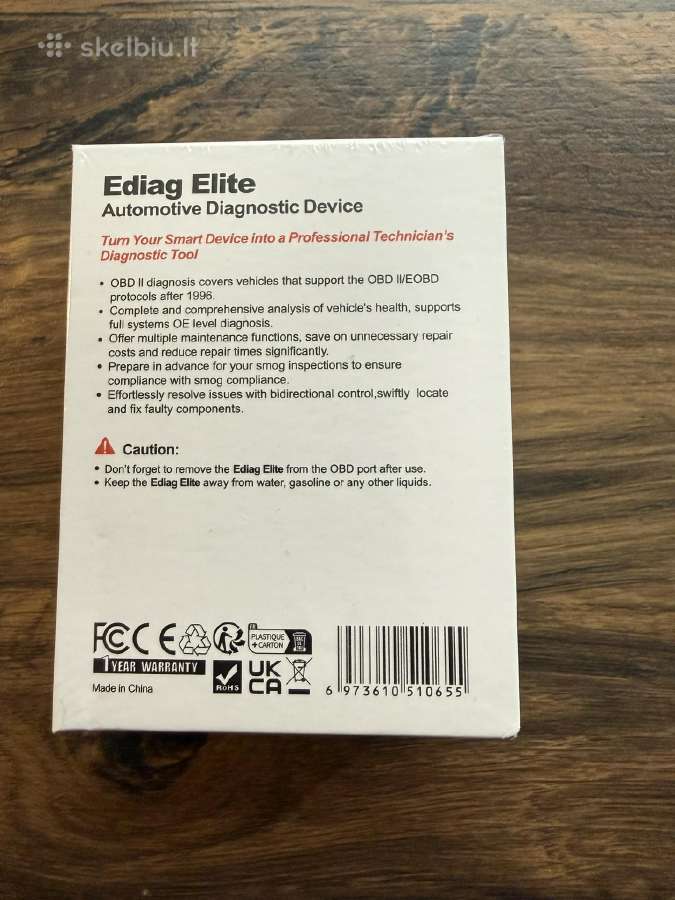 Kingbolen Ediag Elite Autodiagnostika - nuotraukos Nr. 2