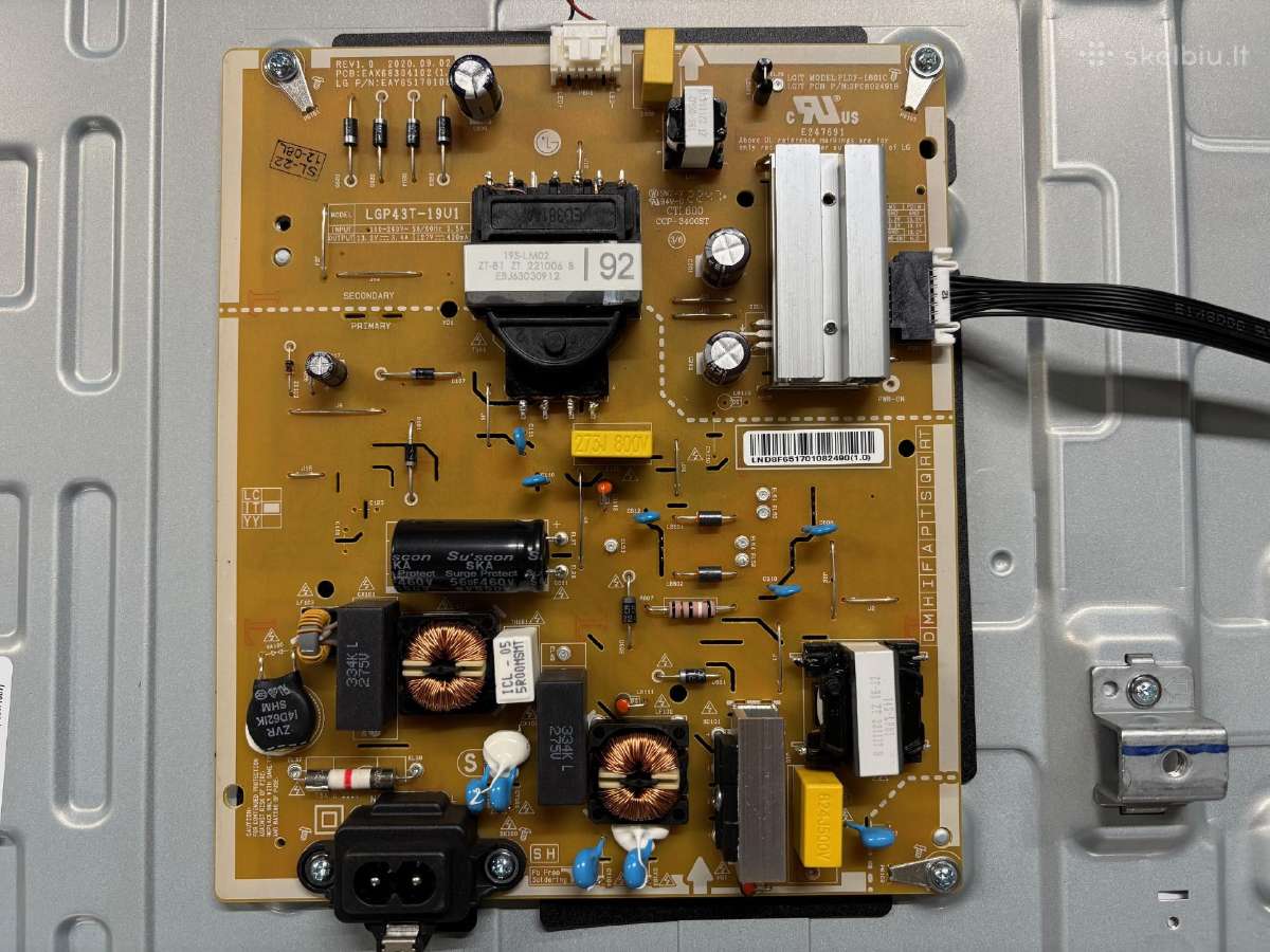 LG TV maitinimo blokas Lgp43t-19u1