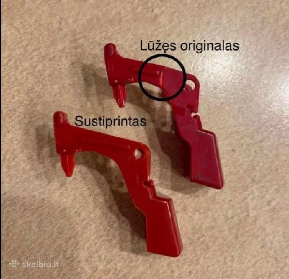 Dyson V10, V11, V12, V15 sustiprintas mygtukas
