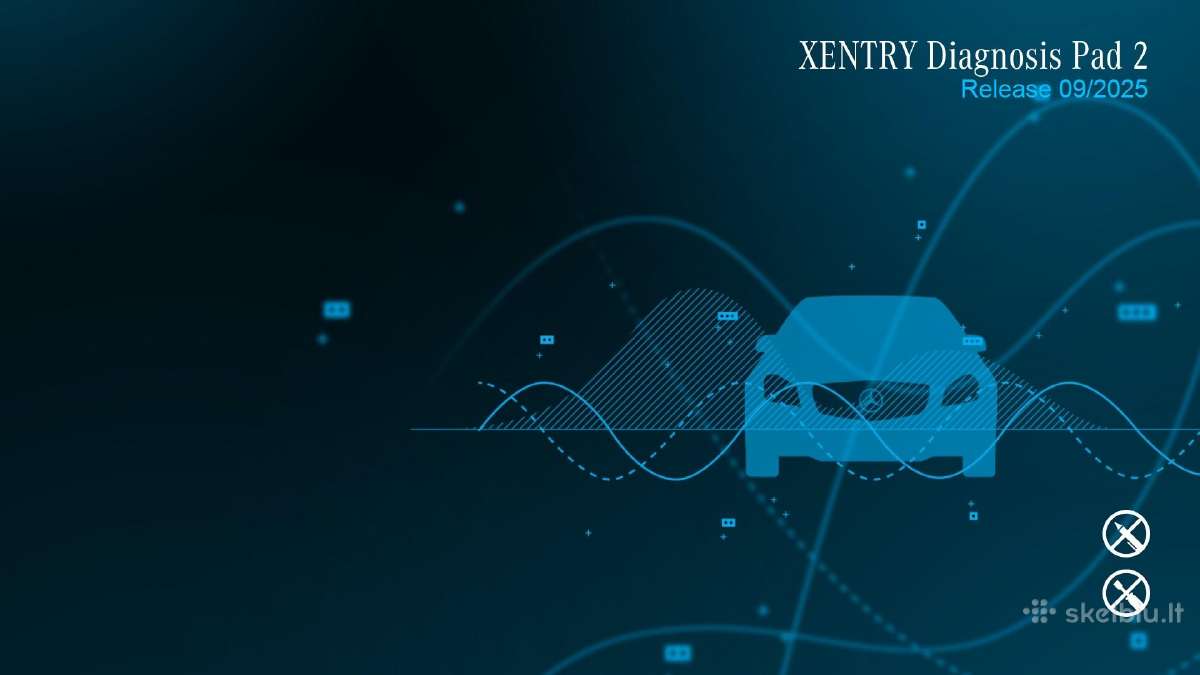 Kompiuteris su Mercedes Xentry 2025.10 programomis - nuotraukos Nr. 3