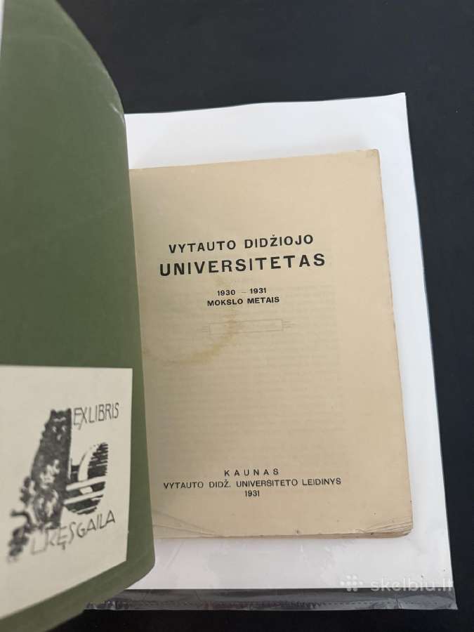 Vytauto Didžiojo universitetas 1930-1931 - nuotraukos Nr. 2