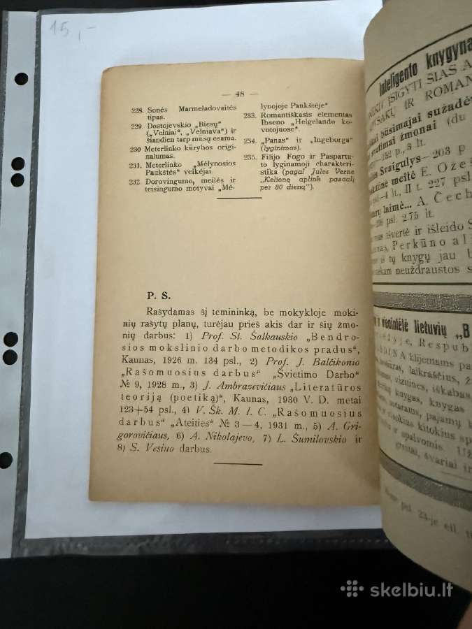 Visuotinės literatūros temininkas 1932 m. - nuotraukos Nr. 7