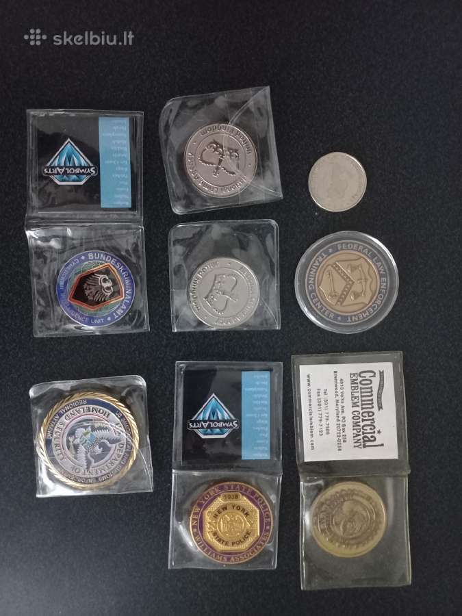 Teisėsaugos coinai - nuotraukos Nr. 2