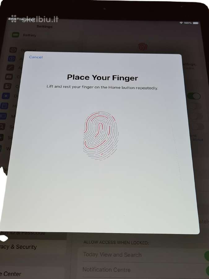 iPad (2020) (8th generation) 32gb (skilęs ekranas) - nuotraukos Nr. 7
