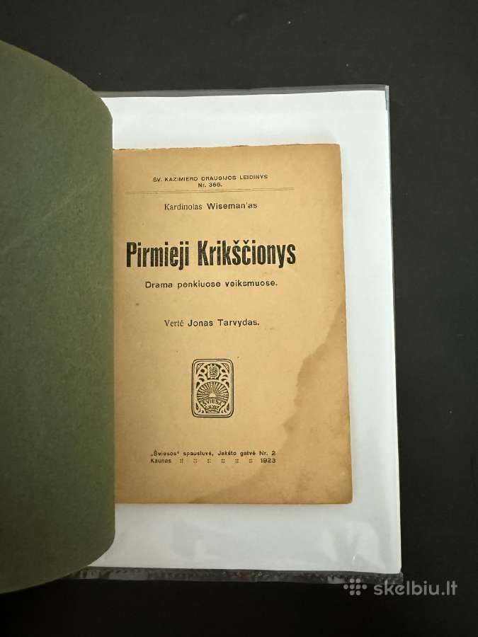 Pirmieji krikščionys 1923 m. - nuotraukos Nr. 2