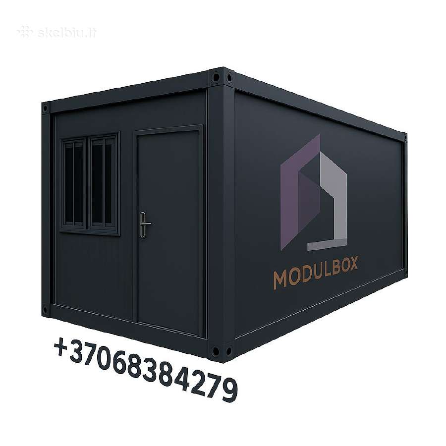Modulinis namas, konteineris, sandėliukas, biuras