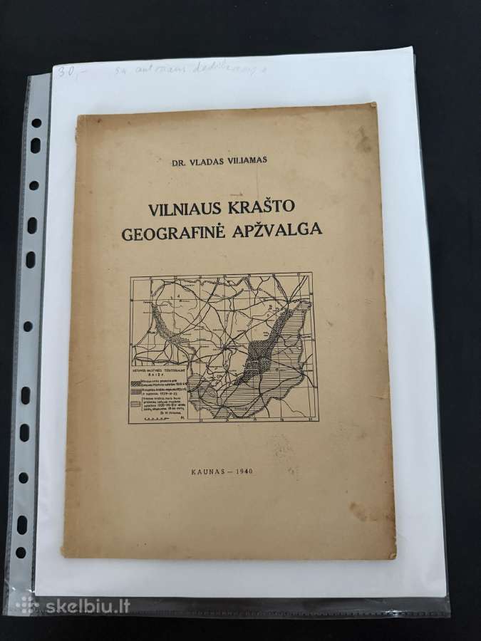 Vilniaus krašto geografinė apžvalga 1940 m.