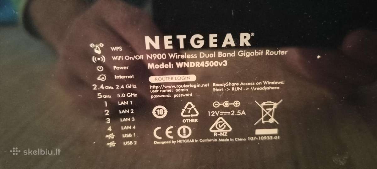 Netgear N900 Gigabit maršrutizatorius - nuotraukos Nr. 4