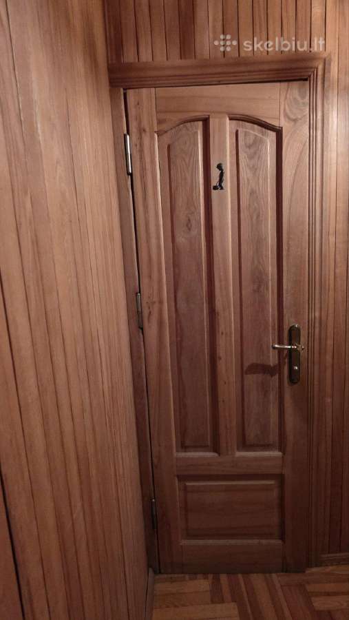 Uosio masyvo durys su stakta ir apvadais - nuotraukos Nr. 2