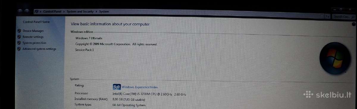 Kompiuteris nešiojamas Hp Probook 450 G0 - nuotraukos Nr. 7