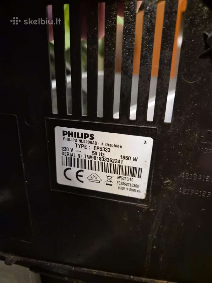 Saeco philips kavos apratas - nuotraukos Nr. 7