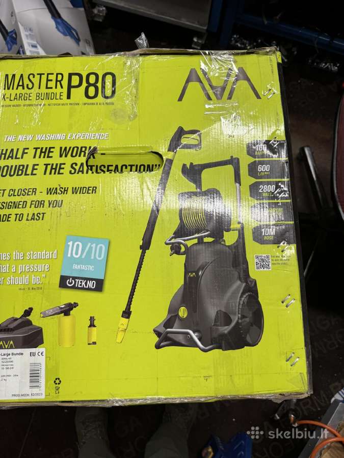 Aukšto slėgio plovykla Master P80 - nuotraukos Nr. 2