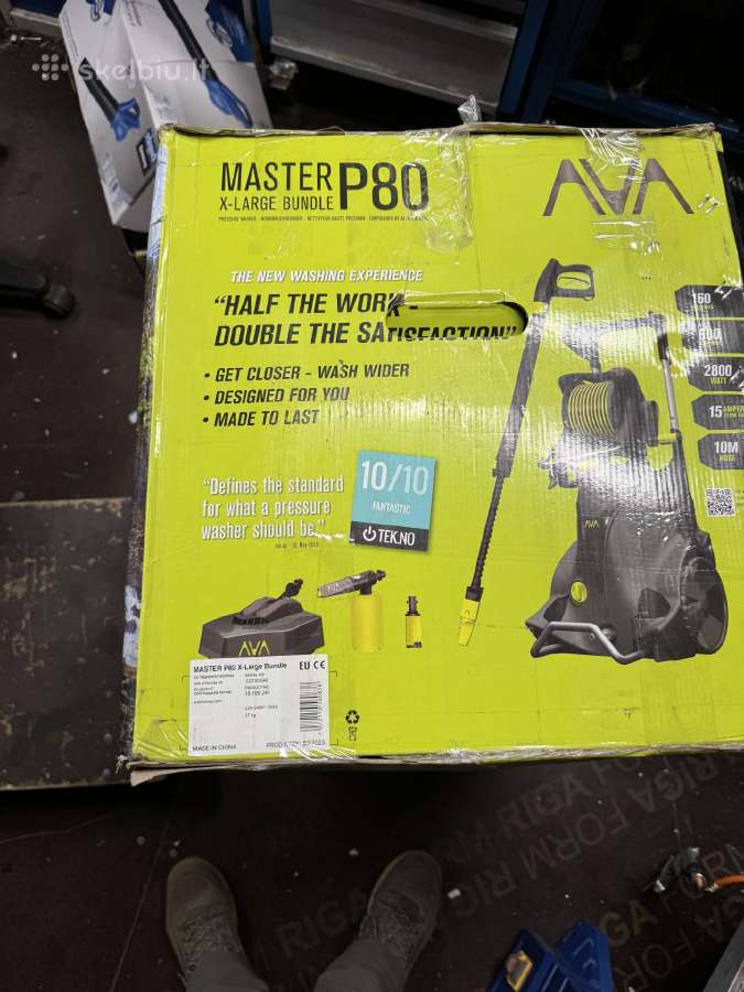 Aukšto slėgio plovykla Master P80 - nuotraukos Nr. 3