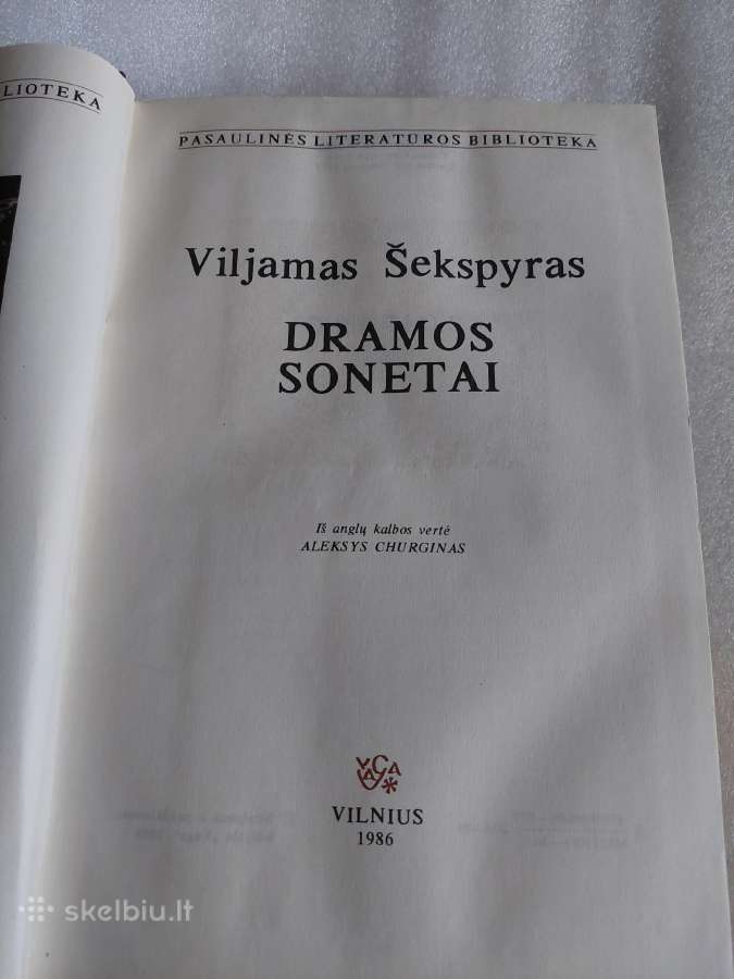 Dramos, sonetai - nuotraukos Nr. 2