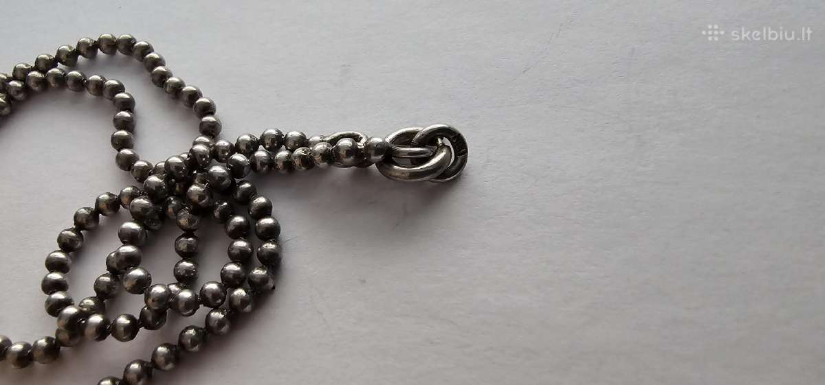 Sidabrinis grandinele Dogtag'ui 800 praba - nuotraukos Nr. 3