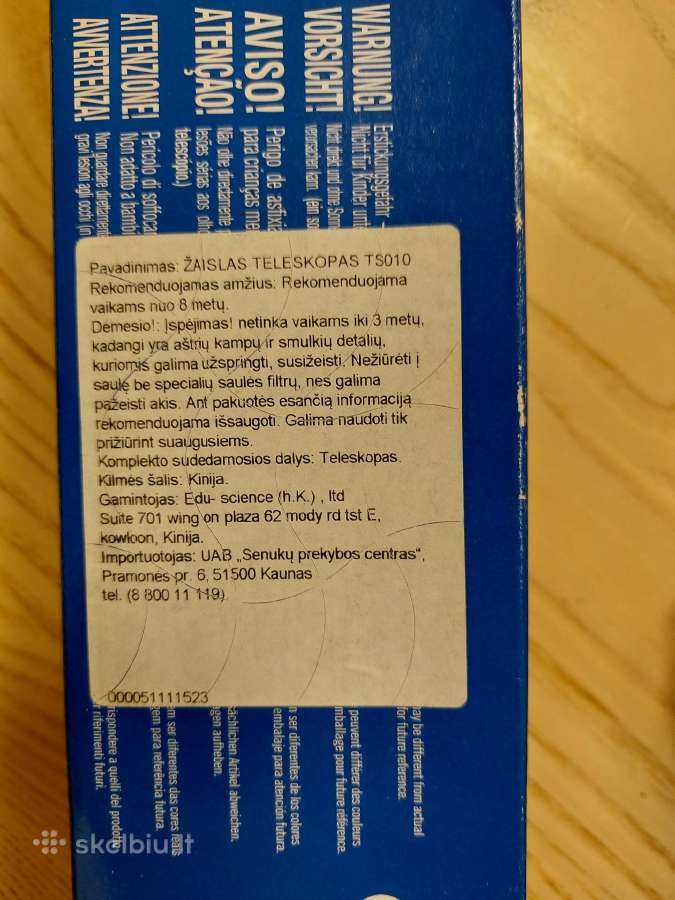 Teleskopas vaikiškas - nuotraukos Nr. 7