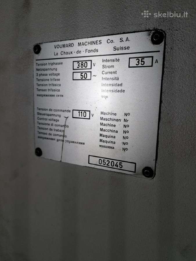 Vidaus šlifavimo staklės Voumard - nuotraukos Nr. 11