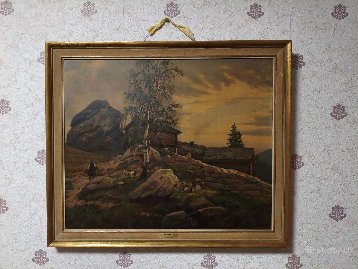 Paveikslas "Fjellgrd" ( Reprodukcija) - nuotraukos Nr. 9