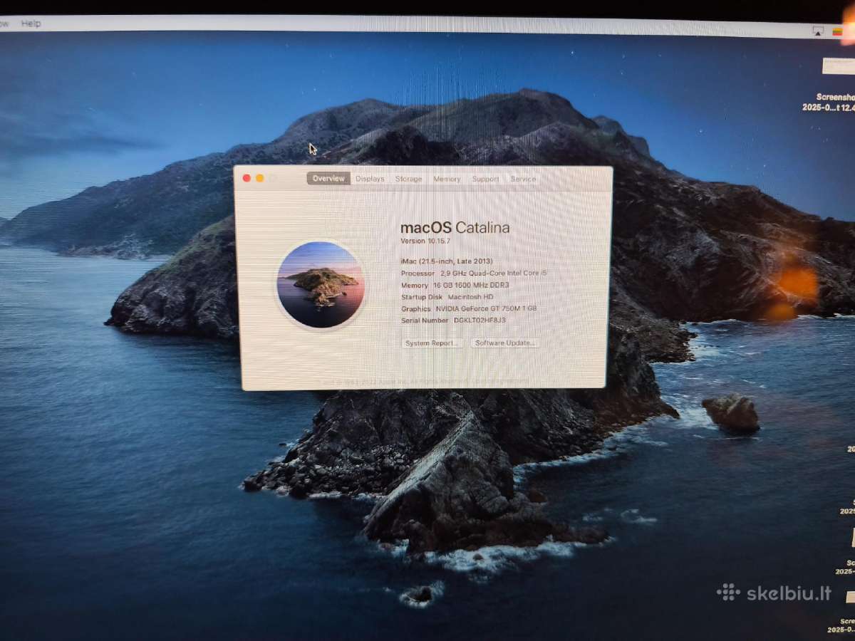 iMac 21.5 Late 2013 - nuotraukos Nr. 2