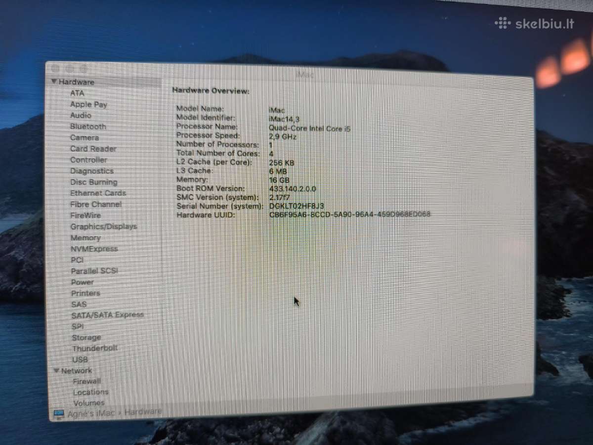 iMac 21.5 Late 2013 - nuotraukos Nr. 3