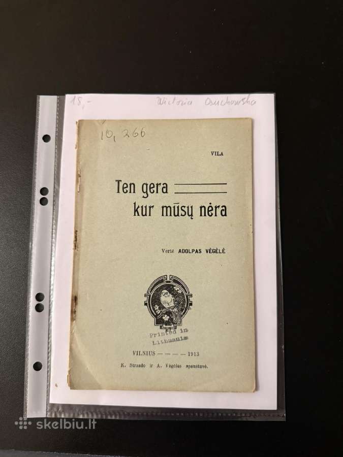 Ten gera kur mūsų nėra 1913 m.