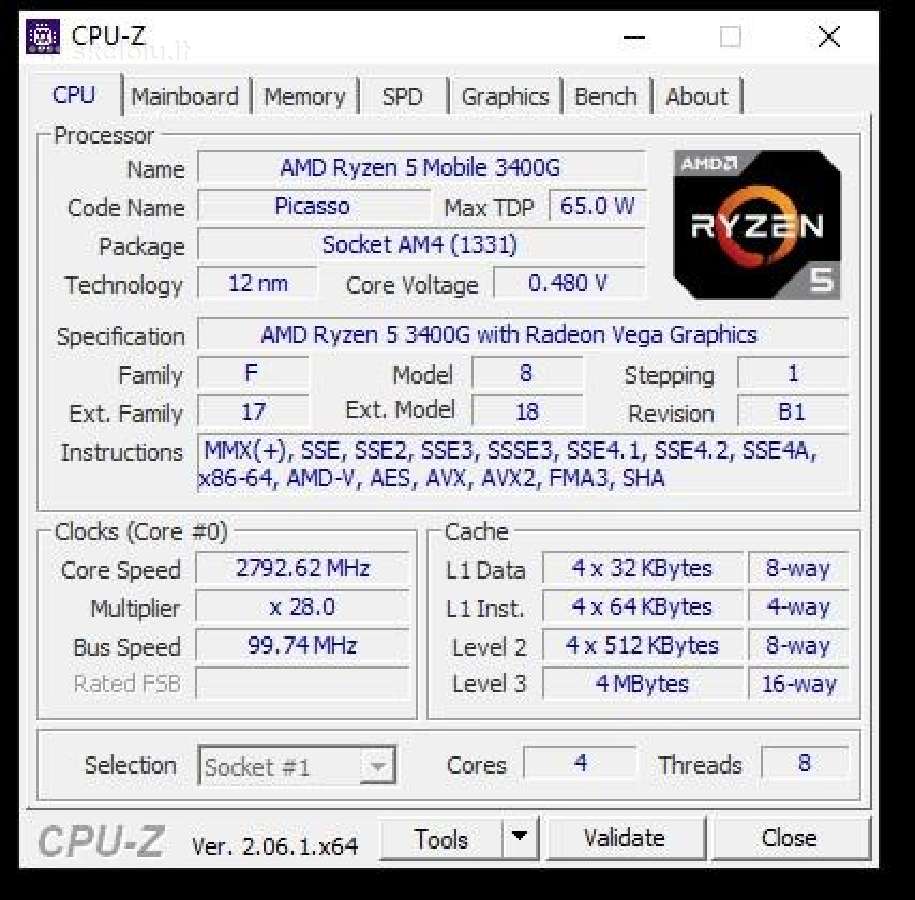 Ryzen 5 3400g cpu ir kiti cpu s1156 i7 - nuotraukos Nr. 2