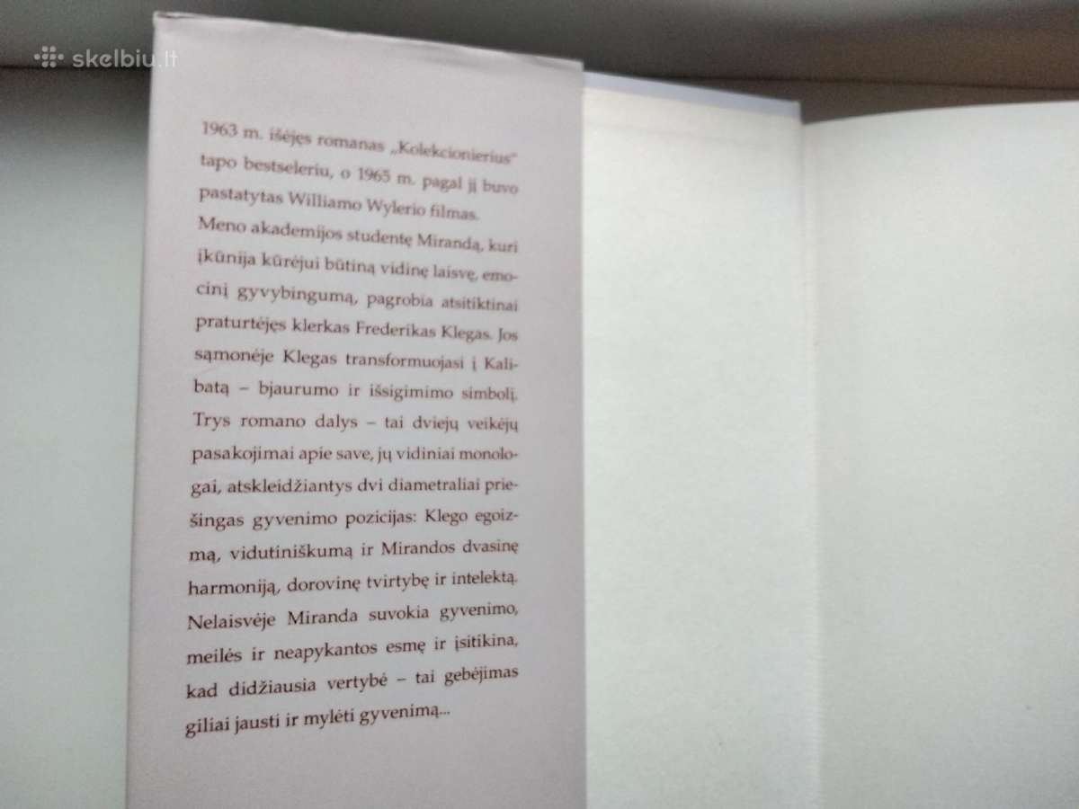 J. Fowles. Kolekcionierius - nuotraukos Nr. 2